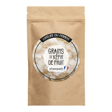 Grains de kéfir de fruit déshydratés