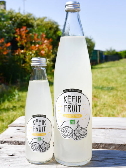 Kéfir de fruits Citron Figue